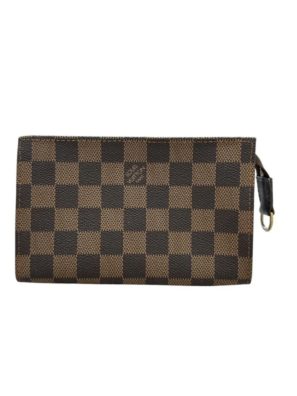 Louis Vuitton Damier Brown Gold Pouch Multi Case